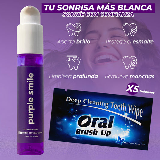 🦷✨ ¡Despierta tu mejor sonrisa con la Espuma Morada Purple Smile! 💜