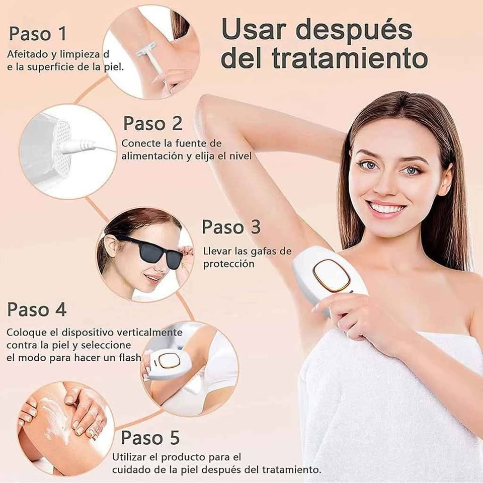 ✨💖 Depilador Láser Permanente – Piel suave, radiante y sin vello 💎