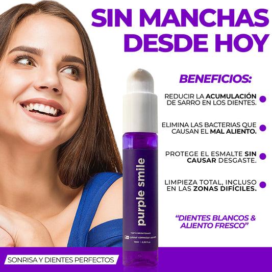 🦷✨ ¡Despierta tu mejor sonrisa con la Espuma Morada Purple Smile! 💜
