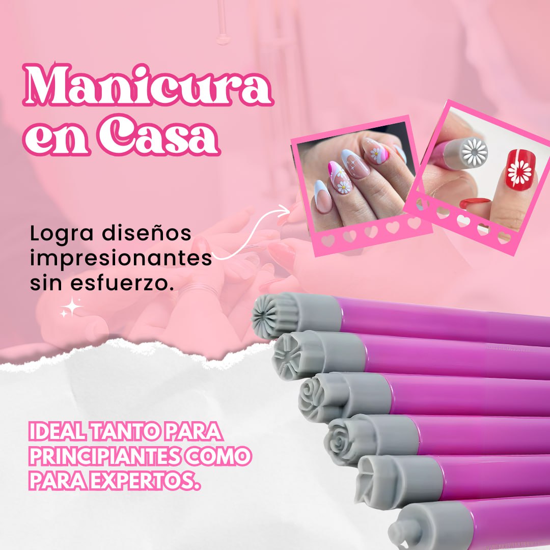 💅 Kit de Pinceles para Uñas – Diseños Profesionales al Alcance de Tus Manos